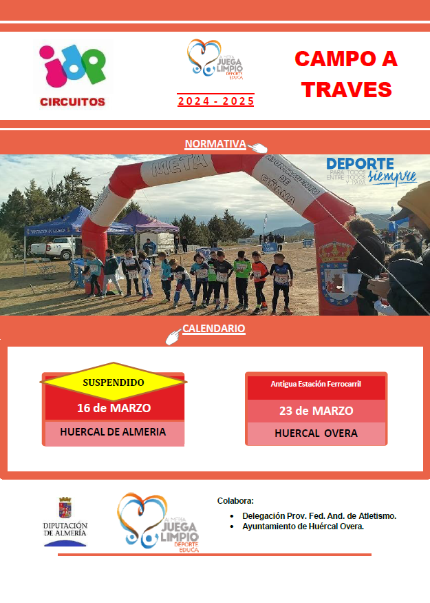 Circuito de Promoción  del Campo a Través. Huércal Overa 23-3-25